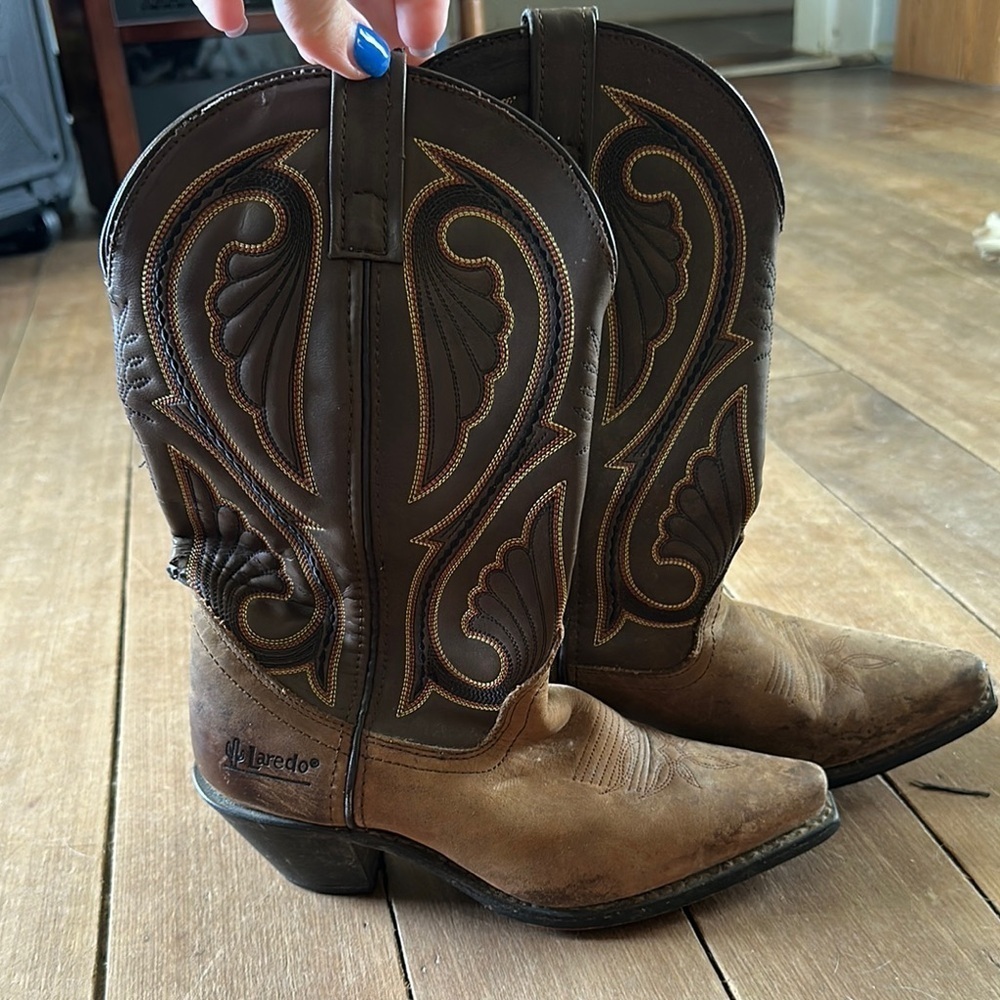 Laredo Women’s Western Cowboy Boot Size 6.5